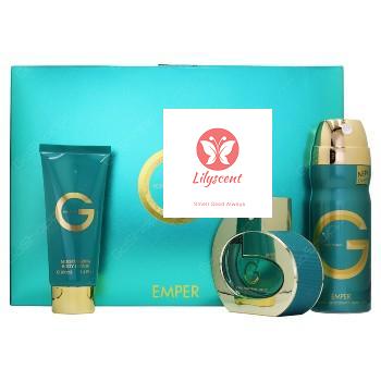 Emper G Pour Femme 3-in-1 Perfume Gift Set