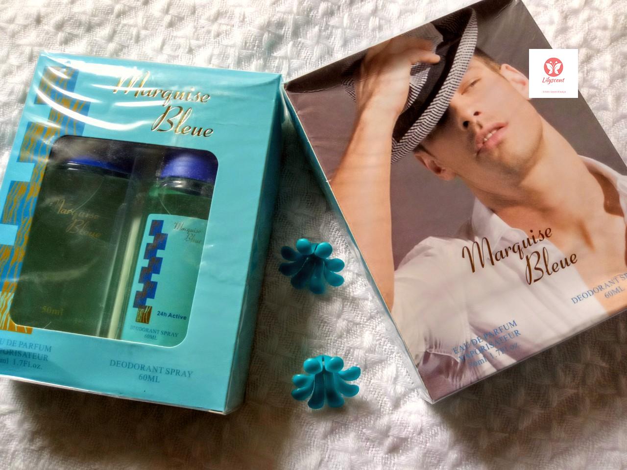 Marquise Bleue 2pcs Perfume Gift Set for Him