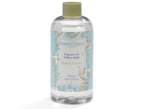 Hassett Green Reed Diffuser Oil 250ml Refill – Natural Cotton