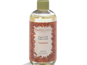 Hassett Green Reed Diffuser Oil – Cinnamon 250ml Refill
