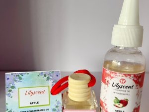 Lilyscent 50ml Refill + 10ml Apple Diffuser Oil