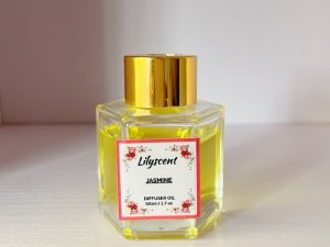 Lilyscent 50ml Jasmine Diffuser Oil + Reed Sticks