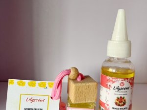 Lilyscent 50ml Refill + 10ml Bottle Mixed Fruits Diffuser Oil