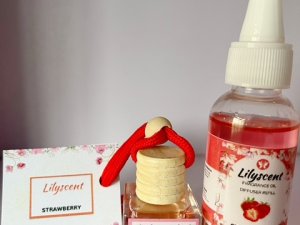 Lilyscent 50ml Refill + 10ml Strawberry Diffuser Oil