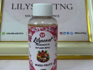 Lilyscent 250ml Mixed Fruits Diffuser Oil Refill